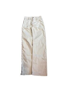 American Eagle Women’s Bone Mid-Rise Straight Leg Jeans Size 000